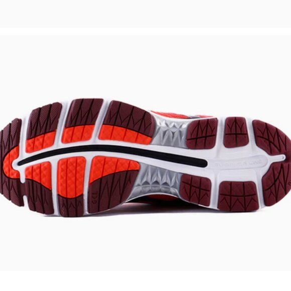 RARE Impossible to find NEW in BOX Asics GEL Nimbus 18 Mens size 12.5 Orange Blk - Picture 7 of 8